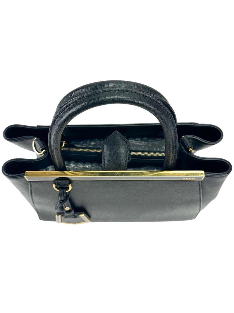 Fendi Black Petit 2 Jours Handbag