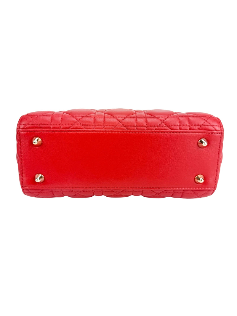 Christian Dior Small Red Lady Dior MyABCDior Bag