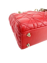 Christian Dior Small Red Lady Dior MyABCDior Bag