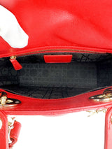 Christian Dior Small Red Lady Dior MyABCDior Bag