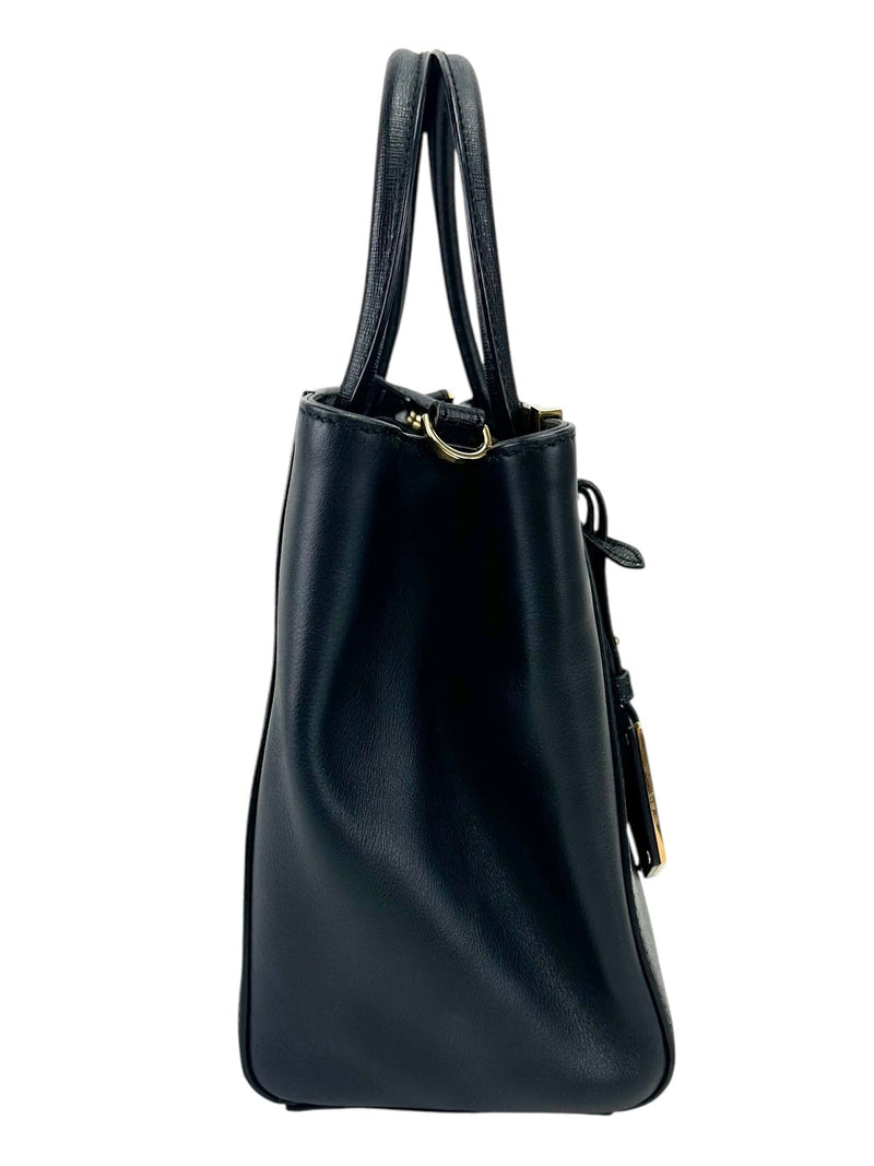 Fendi Black Petit 2 Jours Handbag