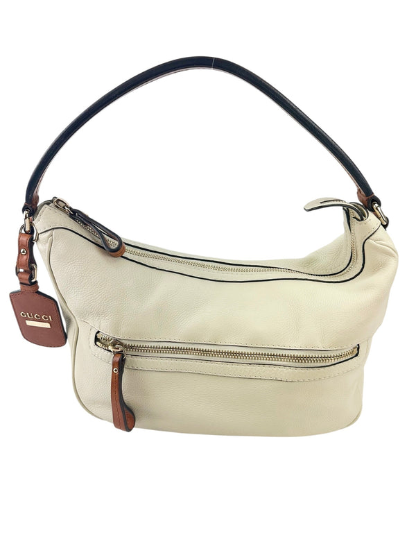 Gucci Beige and Brown Shoulder Bag