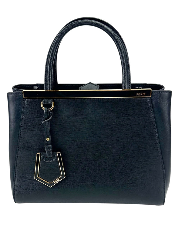 Fendi Black Petit 2 Jours Handbag