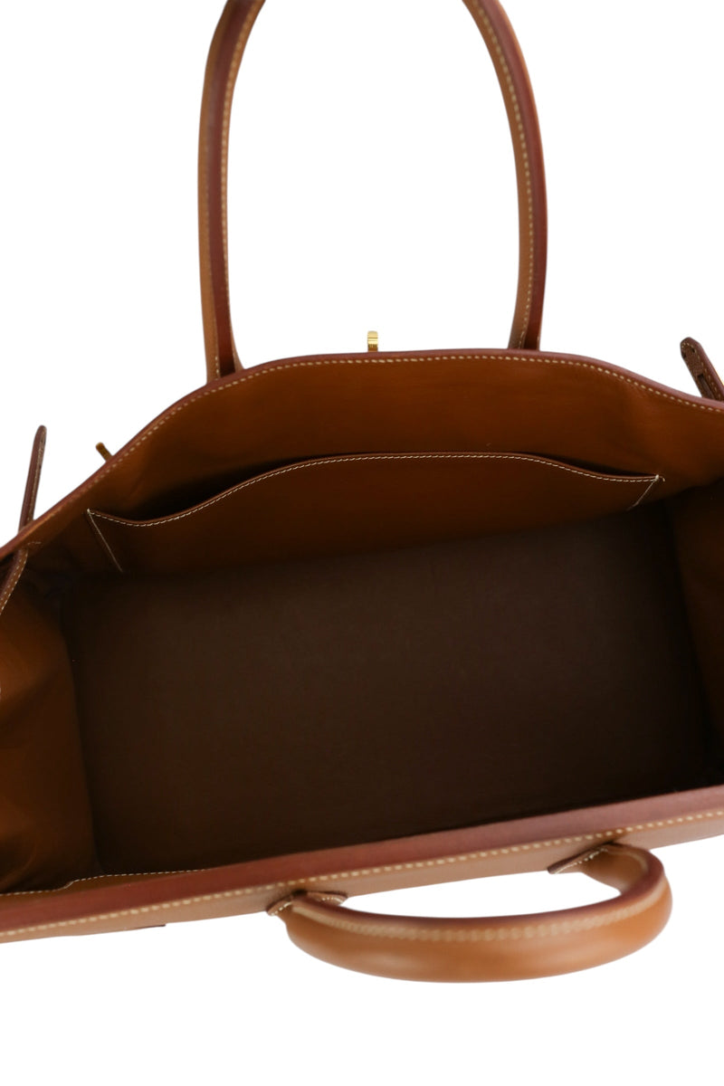 Hermes Birkin 35 Gold Veau Courchevel Gold Hardware