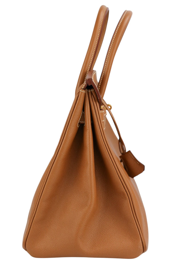Hermes Birkin 35 Gold Veau Courchevel Gold Hardware