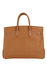 Hermes Birkin 35 Gold Veau Courchevel Gold Hardware