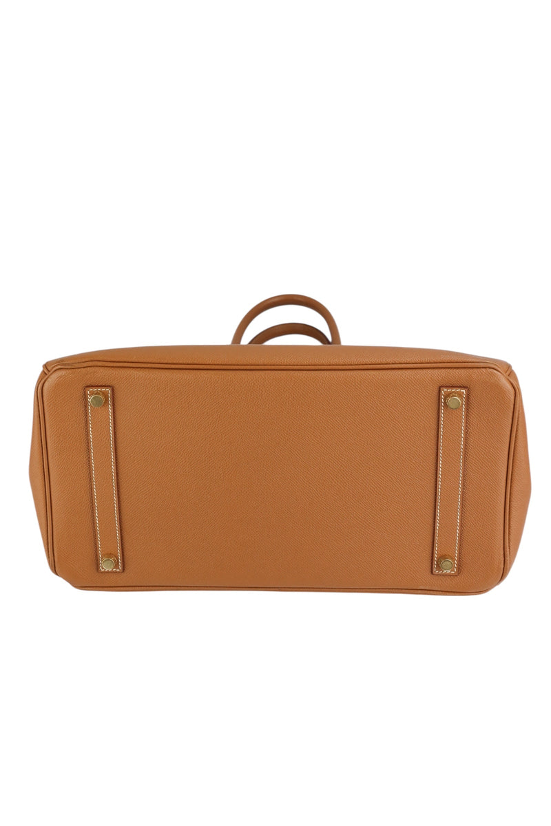 Hermes Birkin 35 Gold Veau Courchevel Gold Hardware