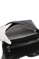 Chanel Black Patent Maxi Single Flap