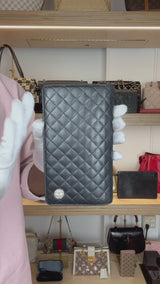 Chanel Matelasse Coco Mark Bi-Fold Long Wallet