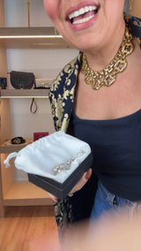 Chanel CC Crystal Earrings