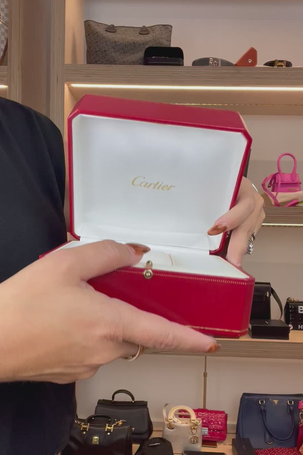 Cartier Silver Ruban Wrist Watch in Box