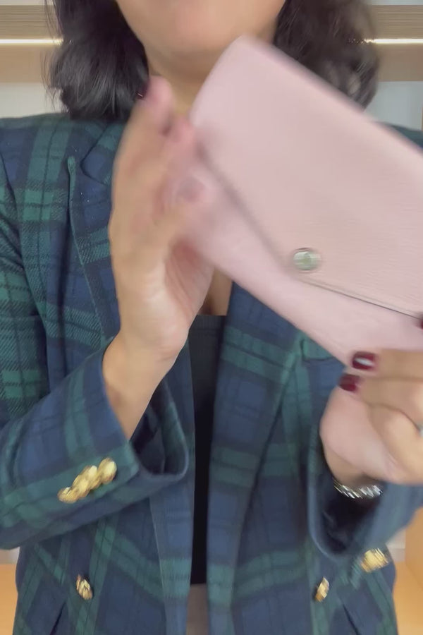 Louis Vuitton Pink Empreinte Sarah Wallet