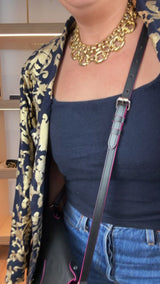 Louis Vuitton Black Epi Saint Cloud NM