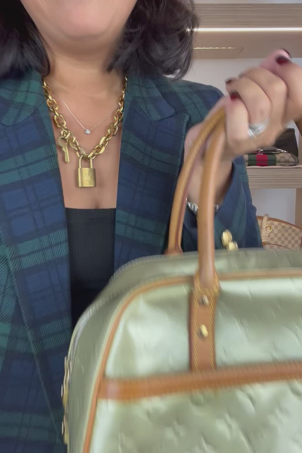 Louis Vuitton Vintage Vernis Tompkins Square Satchel