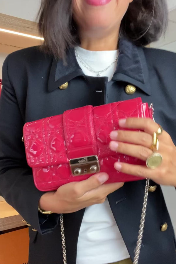 Dior Coral Patent Miss Dior Promenade WOC