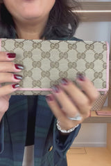 Gucci Monogram Canvas Wallet