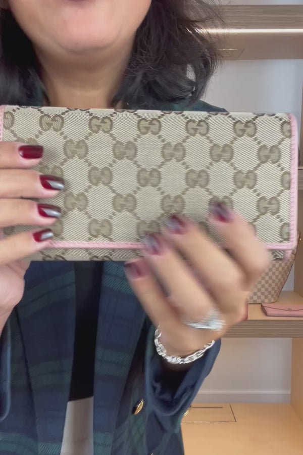 Gucci Monogram Canvas Wallet