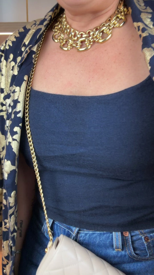 Chanel Giant CC Nude Flap (FULL SET)