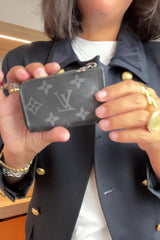 Louis Vuitton Eclipse Monogram Zip Coin Case