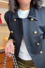 Chanel Black Patent Maxi Single Flap