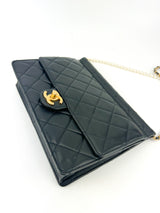 Chanel Small Black Quilted Goatskin Chic Pearls Flap (FULL SET)