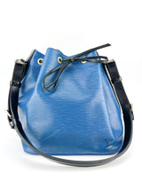 Louis Vuitton Blue Epi Petite Noe