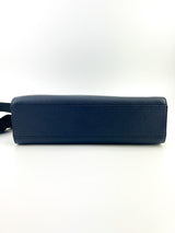MCM Navy And Camo Top Handle