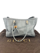 Gucci Medium Gray Pebbled Bella Tote