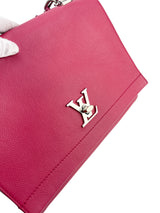 Louis Vuitton Fuchsia Calfskin Dahlia Lockme II Bag