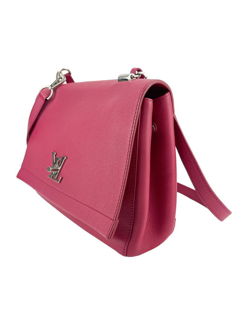 Louis Vuitton Fuchsia Calfskin Dahlia Lockme II Bag – Season 2 Consign