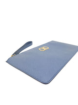 Salvatore Ferragamo Blue Wristlet