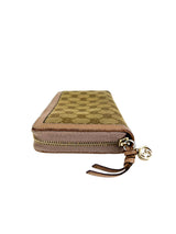 Gucci Mauve Monogram Leather Zip Around Wallet