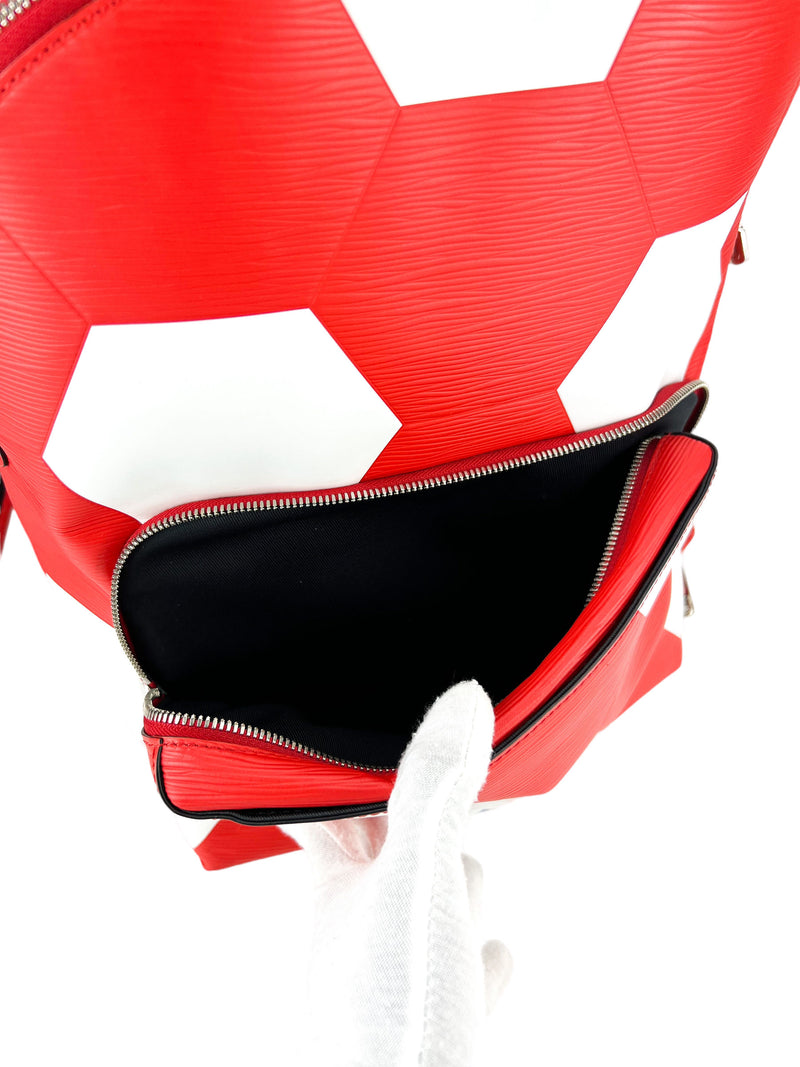 Louis Vuitton Limited Edition Red Epi Leather Fifa World Cup