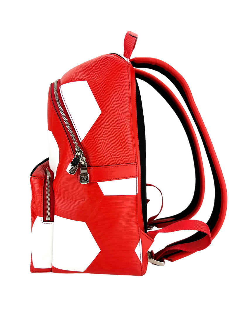 Louis Vuitton Red Epi World Cup Limited Edition Backpack