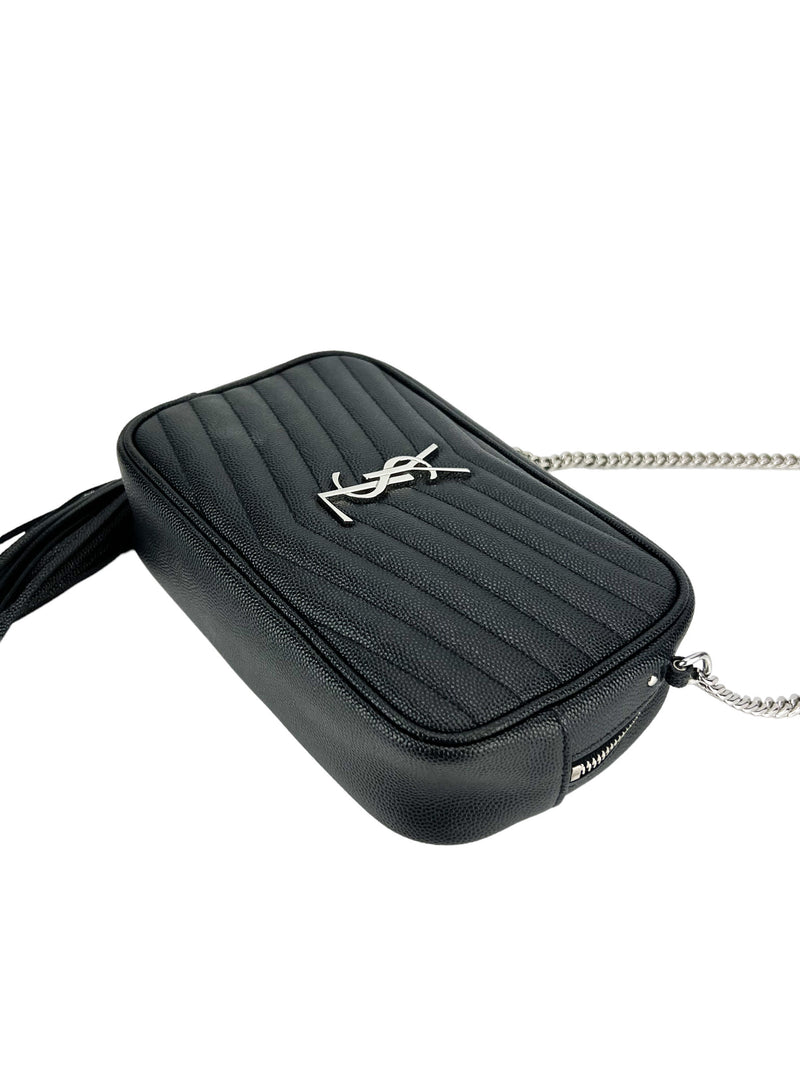 Saint Laurent Mini Black Lou Camera Bag