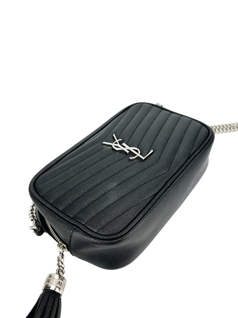 Saint Laurent Mini Black Lou Camera Bag