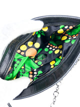 Pucci Black Silk Chain Occassion Crossbody