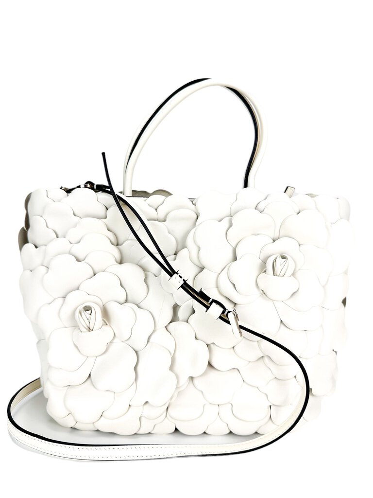 Valentino White 03 Rose Edition Atelier Tote