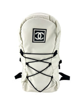Chanel Cream Black Sport Line Backpack