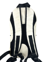 Chanel Cream Black Sport Line Backpack