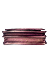 Chanel Mini Iridescent Pink Quilted Lambskin Wallet On Chain WOC