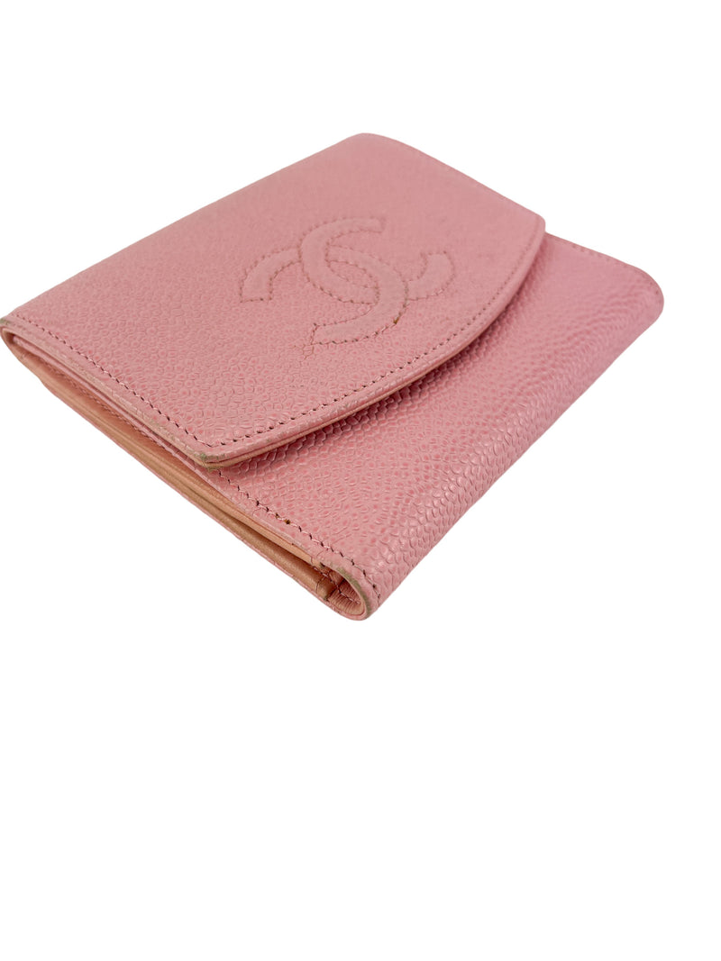 Chanel Pink Caviar Timeless Wallet