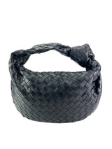 BOTTEGA VENETA Nappa Intrecciato Teen Jodie Hobo Black 1299177