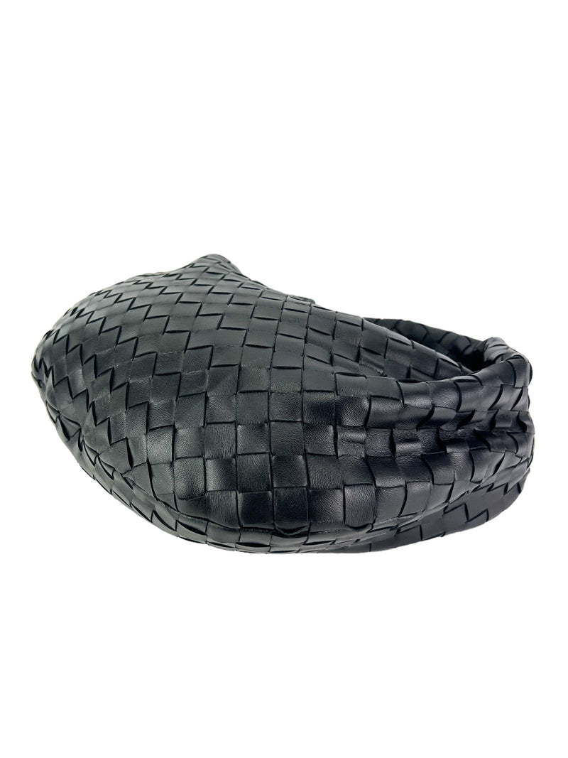 Bottega Veneta Black Nappa Intrecciato Teen Jodie Hobo