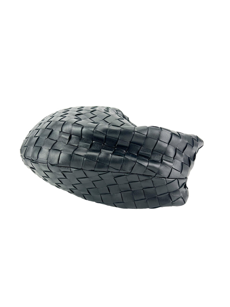 Bottega Veneta Black Nappa Intrecciato Teen Jodie Hobo
