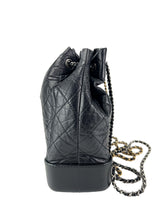 Chanel Small Black Calfskin Gabrielle Backpack