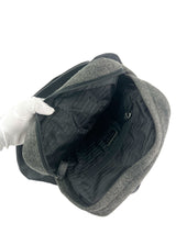 Prada Grey Wool Sling Bag