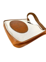 Hermes Beige Canvas Toile Evelyne PM