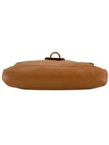 Salvatore Ferragamo Camel Calfskin Shoulder Bag
