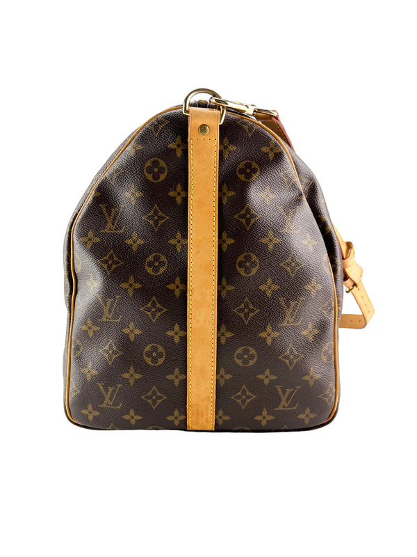 Louis Vuitton Vintage Monogram Bandouliere Keepall 55